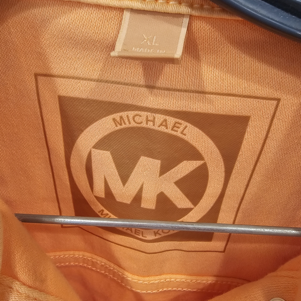 Michael Kors Women's Light Orange Jean Jacket - Picture 2 of 3